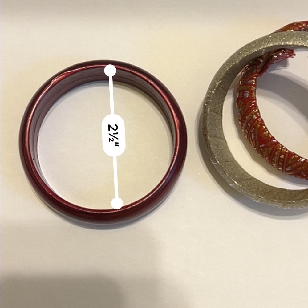 Three piece bangle/bracelet - Picture 5 of 6